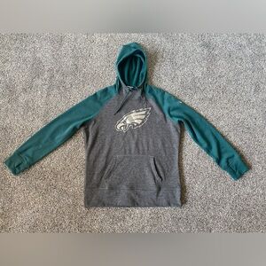 NFL Philadelphia Eagles sweatshirt. Size XL. Gray and green colors.